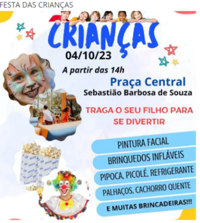 Imagem da notícia Festa das Crianças com brincadeiras e pipoca é realizada a tarde toda em Figueirão